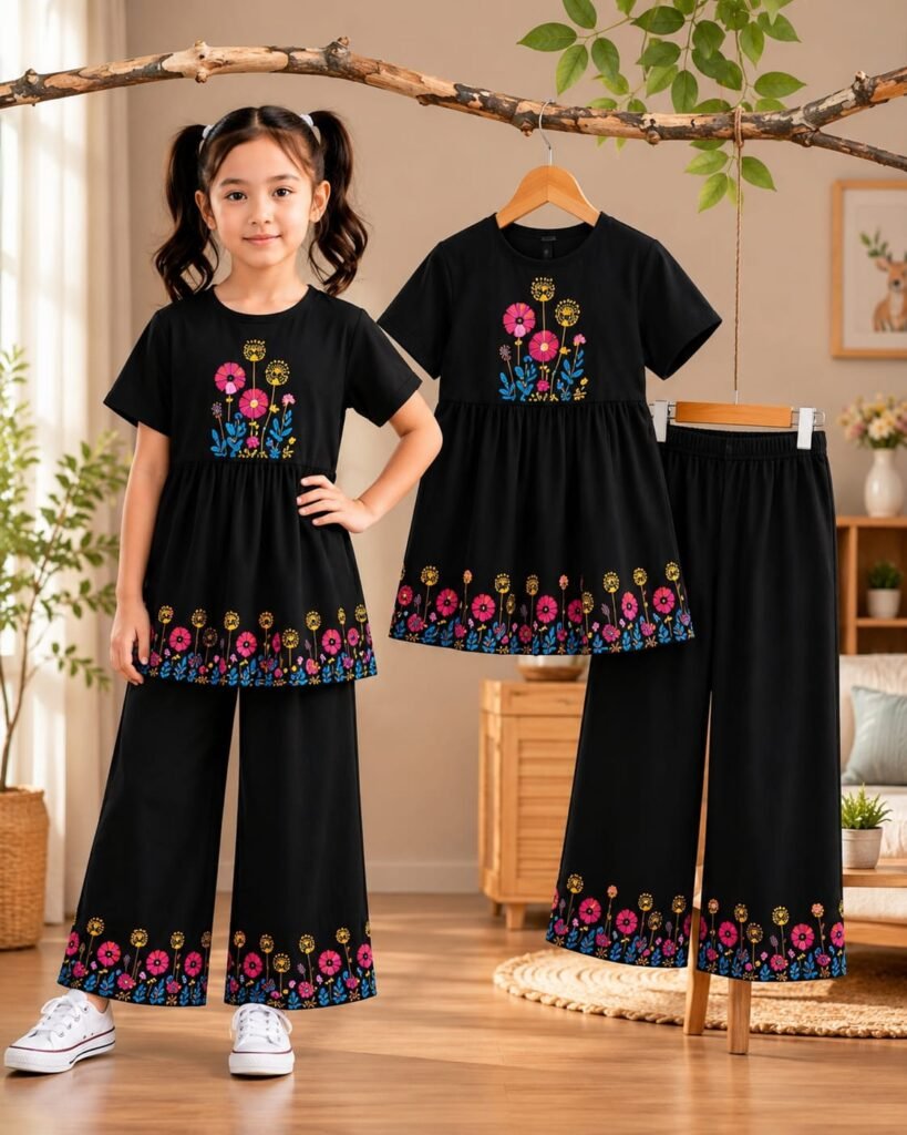 Short Sleeve & Long Pant Set