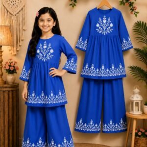 Royal Charm Frock & Long Pant Set